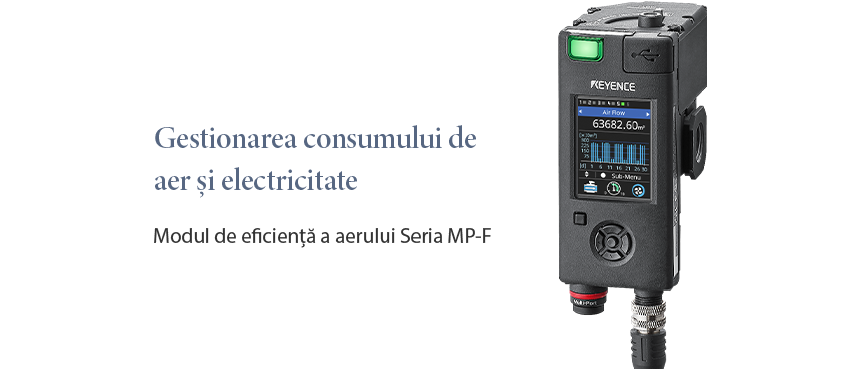 Gestionarea consumului de aer și electricitate / Modul de eficiență a aerului Seria MP-F