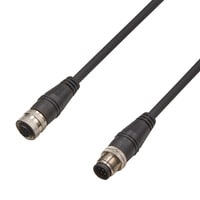 OP-88924 - Napájecí kabel M12, 8 pinů (samice) na 8 pinů (samec), propojovací 5 m