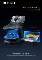 Série VL-700 MMT à Scanner 3D Catalogue