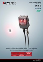 Série SR-750 Lecteur de codes 2D compact Catalogue