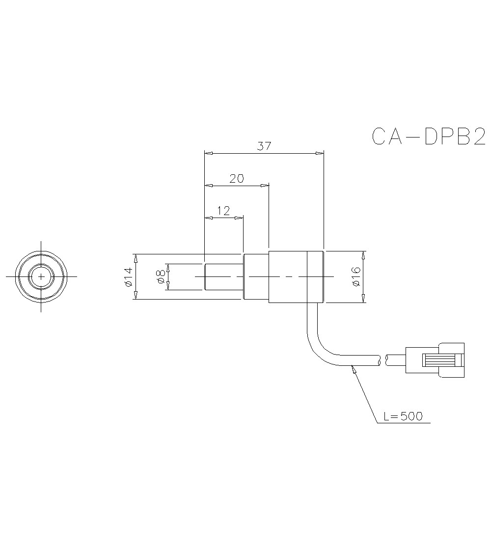 CA-DPB2 Dimension