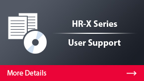 HR-X Series User Support | More Details