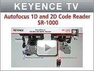 KEYENCE TV Autofocus Code reader SR-1000