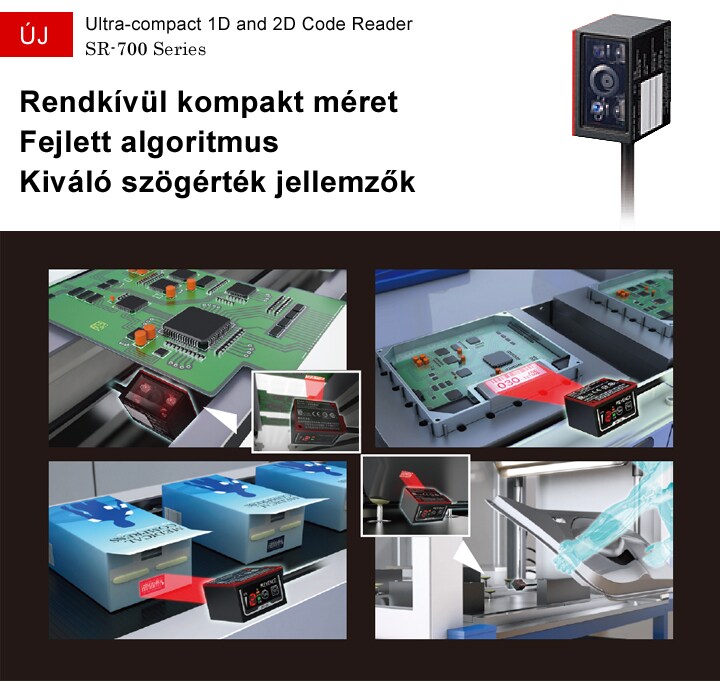 SR-700 Series Ultra-compact 1D and 2D Code Reader Catalogue (English)