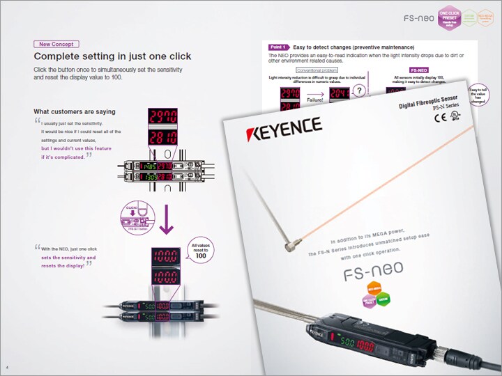 FS-N Series Digital Fibre Optic Sensors Catalogue (English)