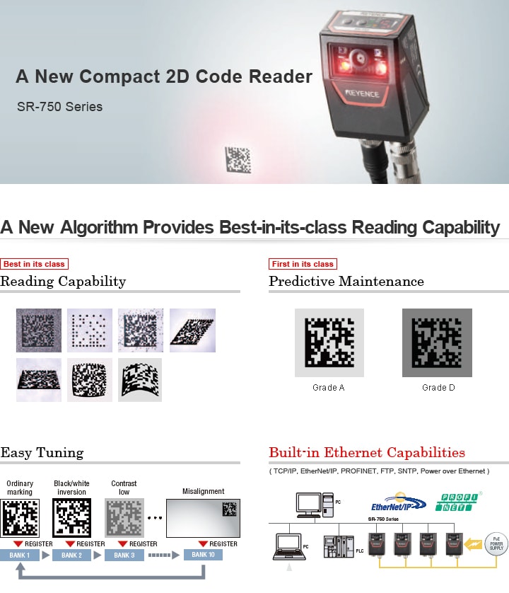 SR-750 Series Compact 2D Code Reader Catalogue (English)