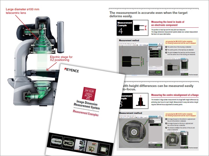 IM-6120 Image Dimension Measurement System Measurement Examples (English)