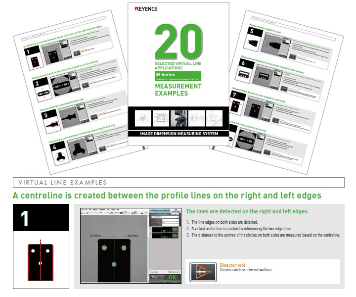 IM Series Measurement Application Example of Image Dimension Measurement System 20 Virtual lines (English)