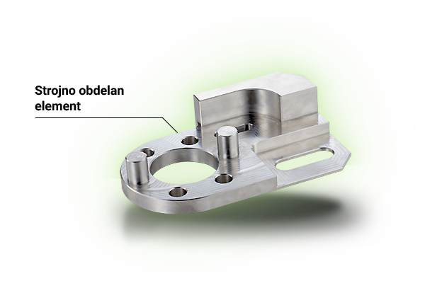 Strojno obdelan element