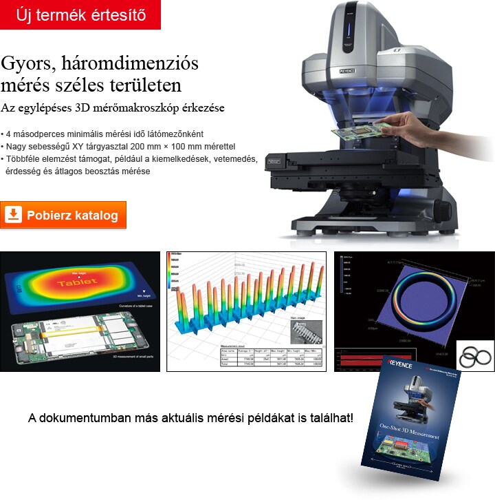 VR-3000 Series One-shot 3D Measuring Macroscope Catalogue (English)