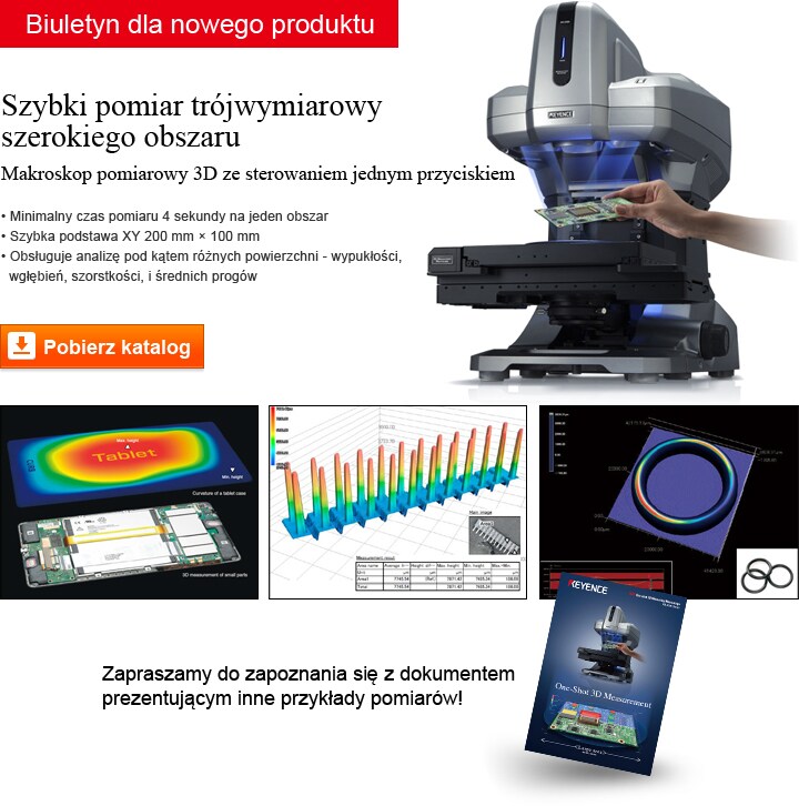 VR-3000 Series One-shot 3D Measuring Macroscope Catalogue (English)