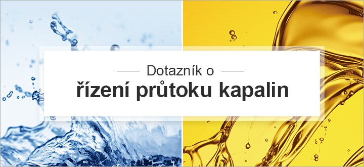 Dotazník o řízení průtoku kapalin