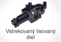 Vstrekovaný lisovaný diel