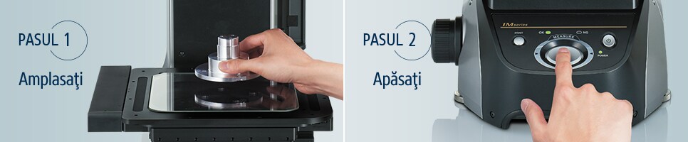 [pasul1]Amplasaţi [pasul2]Apăsaţi