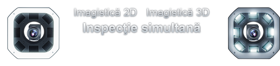 Inspecţie simultană 2D + 3D