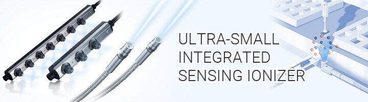 ULTRA-SMALL INTEGRATED SENSING IONIZER
