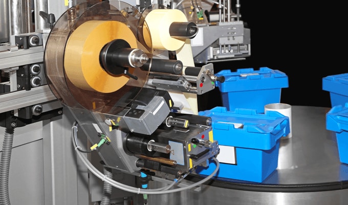 Image of an Automatic Labelling Machine