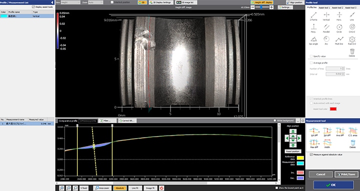 Advantage 2: A wide variety of assist tools eliminate variation in measurement