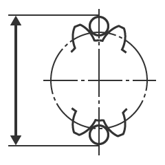 External gear (even number of teeth)