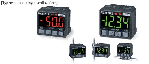 Typ se samostatným zesilovačem