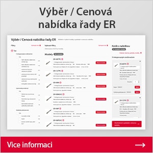 Výběr / Cenová nabídka řady ER [Vice informaci]