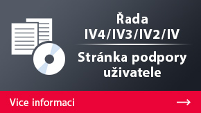 Řada IV3/IV2/IV Stránka podpory uživatelů | Vice informaci