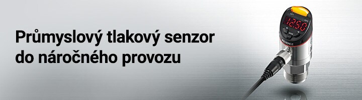 Průmyslový tlakový senzor do náročného provozu