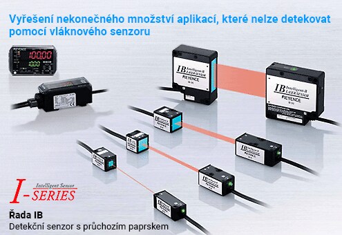 Vyřešení nekonečného množství aplikací, které nelze detekovat pomocí vláknového senzoru [Inteligentní senzor] Laserový detekční senzor s průchozím paprskem