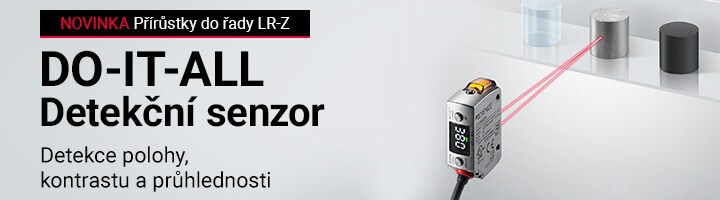 [NOVINKA Přírůstky do řady LR-Z] DO-IT-ALL [Detekční senzor] Detekce polohy, kontrastu a průhlednosti