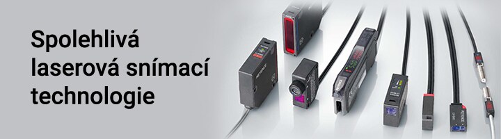 Spolehlivá laserová snímací technologie