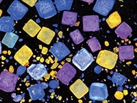 Krystaly (100×)