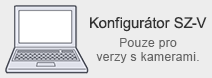 Konfigurátor SZ-V Pouze pro verzy s kamerami.