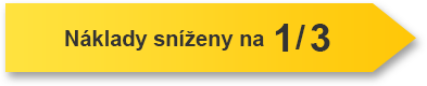 Náklady sníženy na 1/3