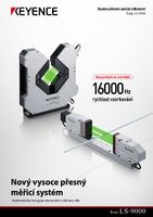 Řada LS-9000 Vysokorychlostní optický mikrometr Katalog