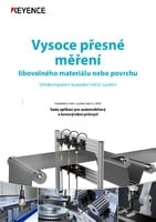 Konfokální měřicí systém řady CL-3000 Sada aplikací pro automobilový a kovovýrobní průmysl