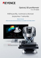 Řada VR-6000 Optický 3D profilometr Katalog