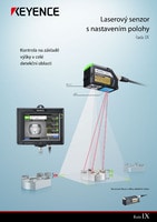 Řada IX Laserový senzor s nastavením polohy Katalog