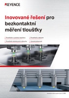 Řada CL-3000 Inovované řešení pro bezkontaktní měření tloušťky