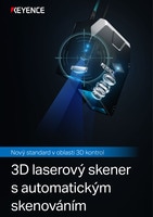 Nový standard v oblasti 3D kontrol 3D laserový skener s automatickým skenováním