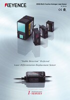 IL Řada Multifunkční analogový laserový senzor CMOS Katalog