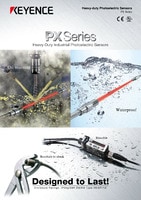 PX Řada Fotoelektrické senzory pro velké zatížení Katalog