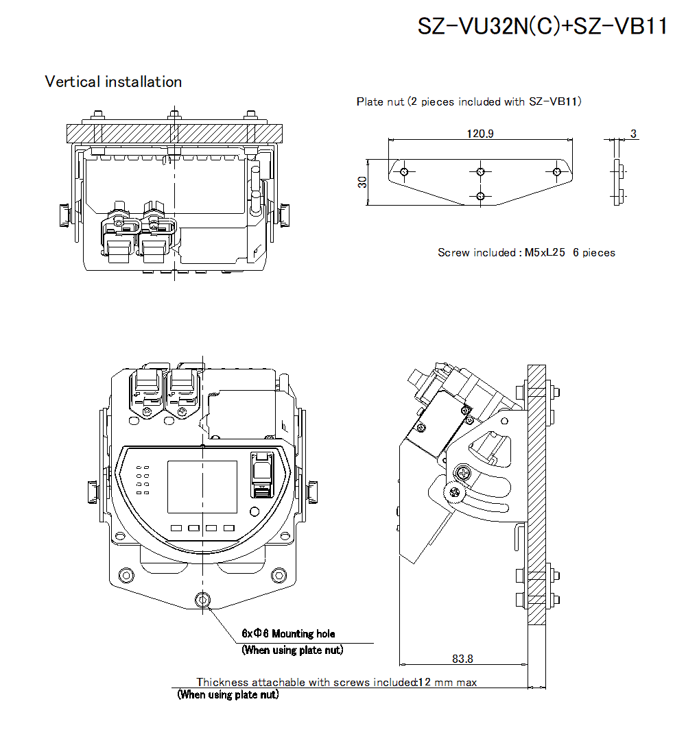 SZ-VU32N(C)/VB11 Dimension