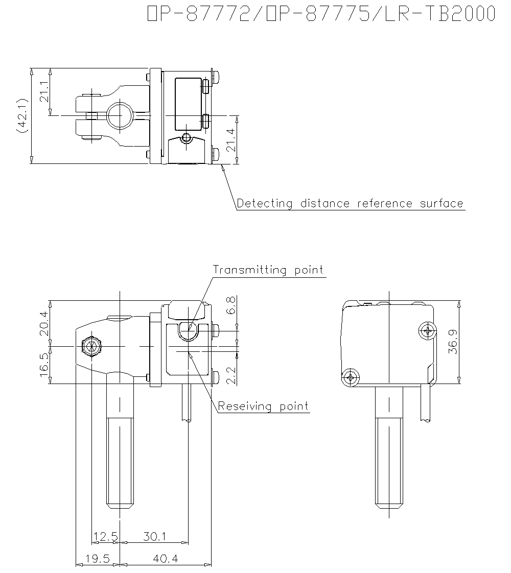 OP-87772/OP-87775/LR-TB2000 Dimension