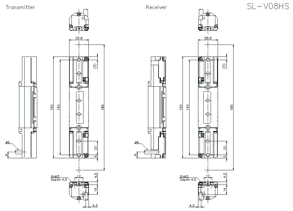 SL-V8HS_02 Dimension