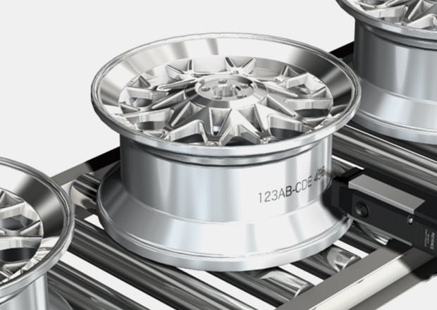 Bedrucken von Aluminiumrädern