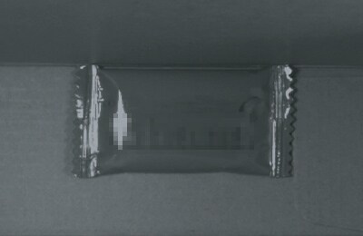 Mit einer weißen LED