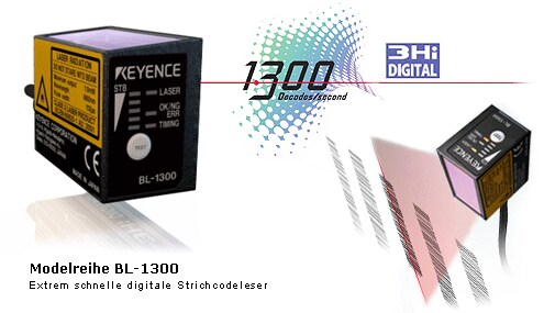 BL-1300 Extrem schnelle Digitale Strichcodeleser