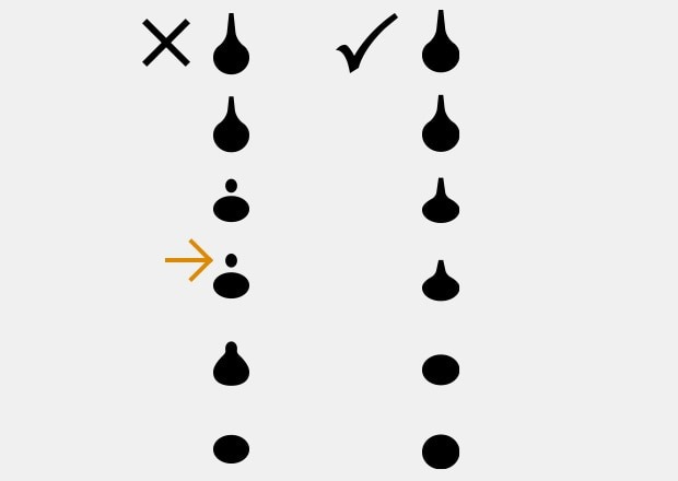 Partikelzustand: Wenn der optimale Tintenstatus nicht aufrechterhalten wird, kann das Innere des Druckkopfs verschmutzen und die Druckqualität sich verschlechtern.
