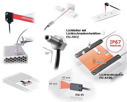 Modellreihe FU - Lichtleiter-Einheiten - Lichtleitersensoren