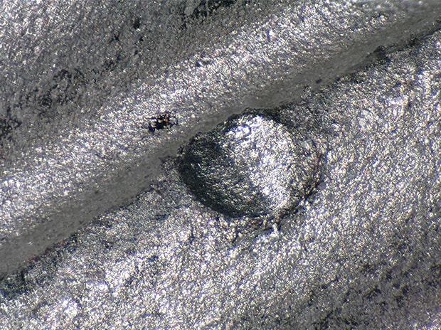 Vergrößerte Aufnahme, 200x